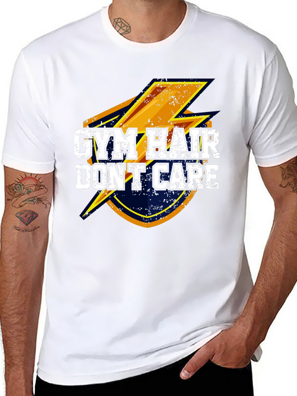 Gym Hair Dont Care Graphic Tee