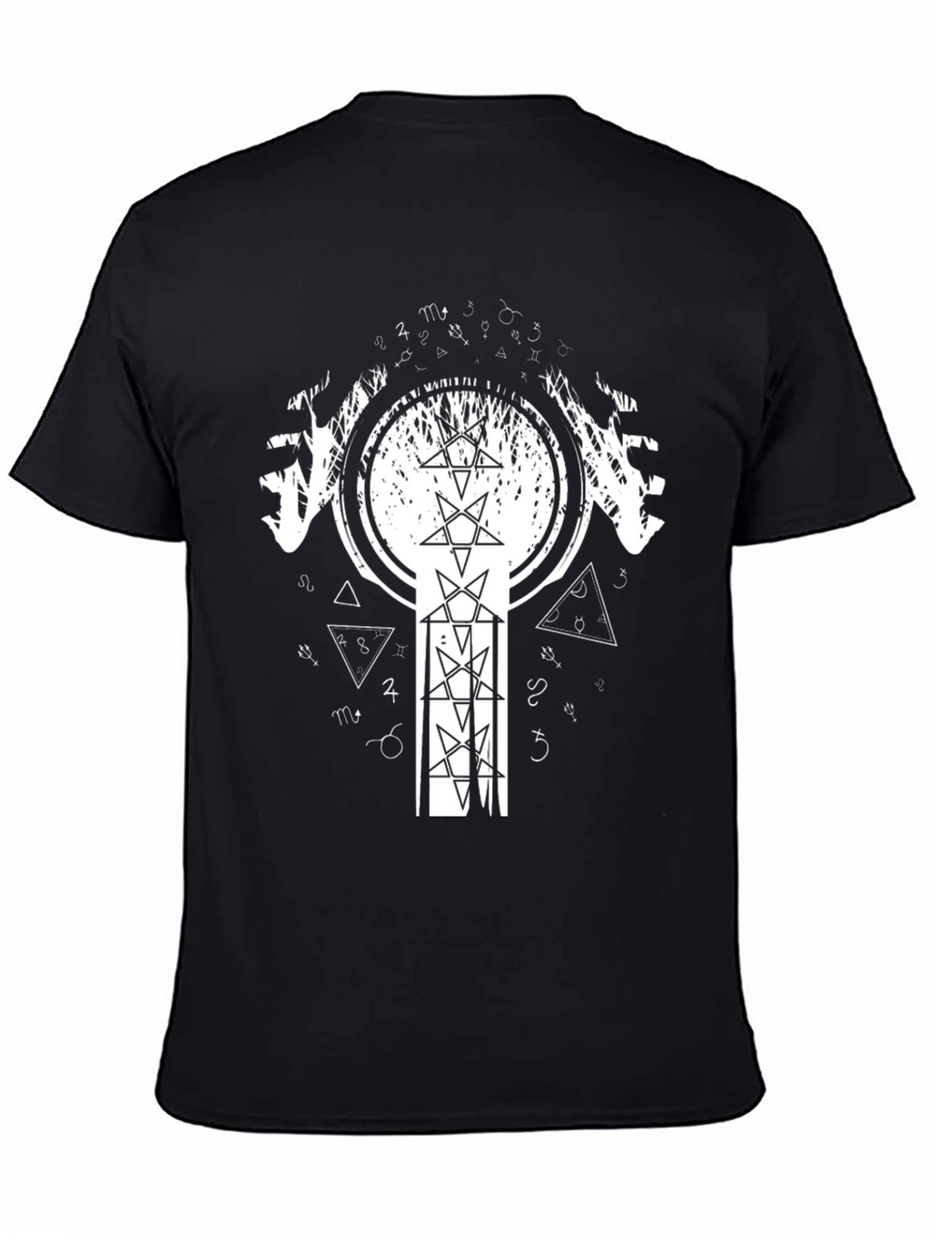 Occult Star Symbol Black T-Shirt