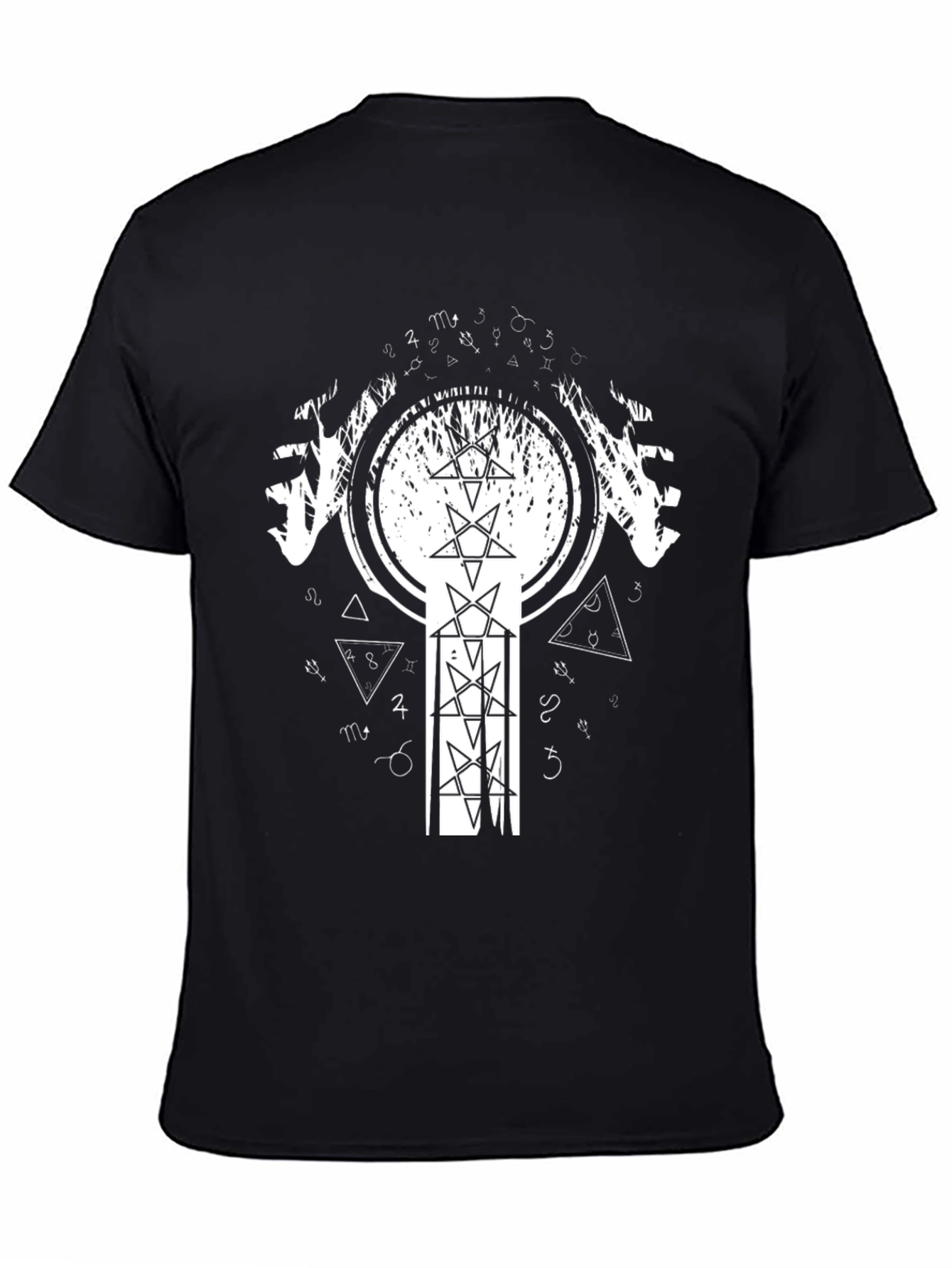 Occult Star Symbol Black T-Shirt