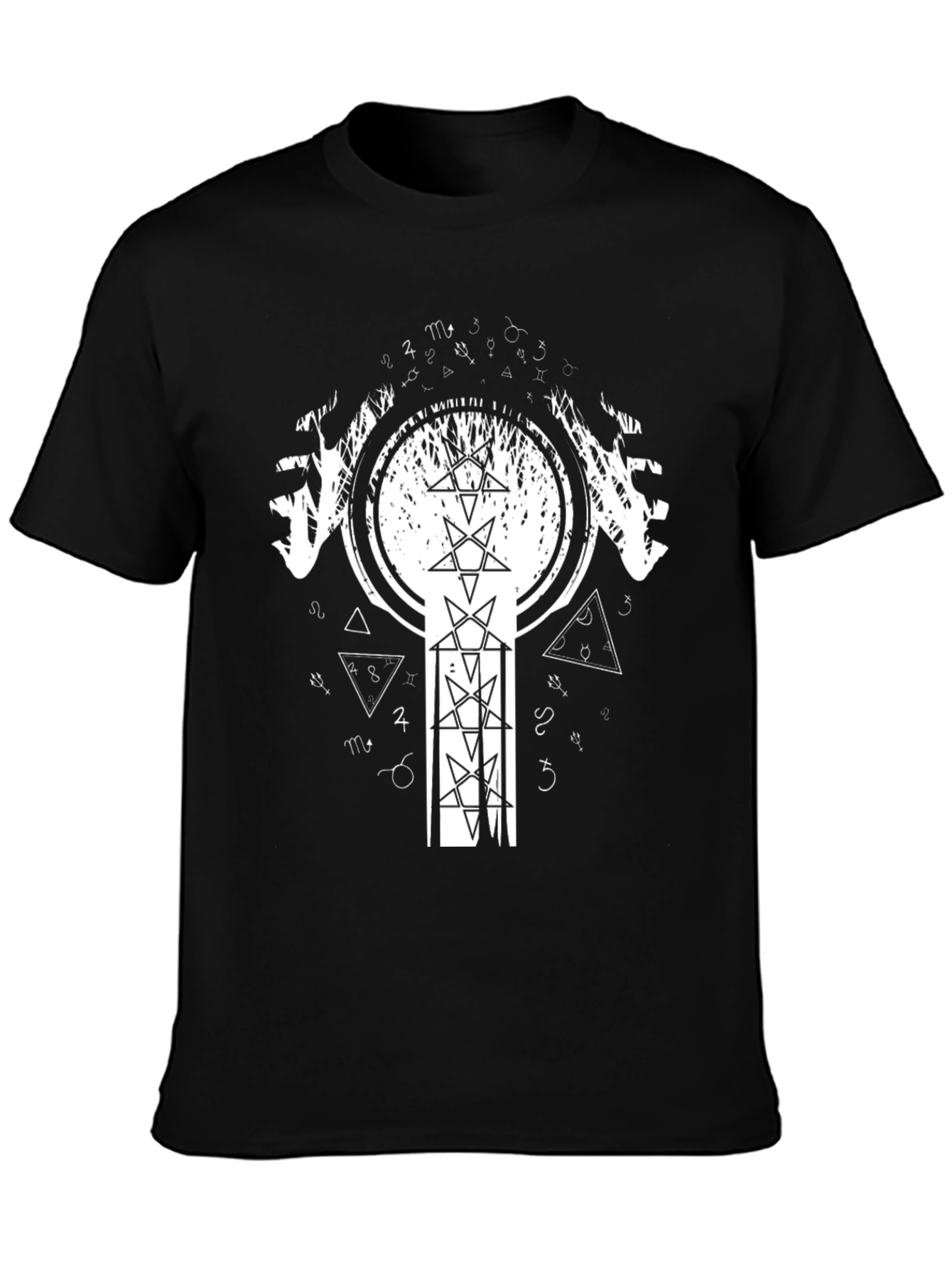 Occult Star Symbol Black T-Shirt