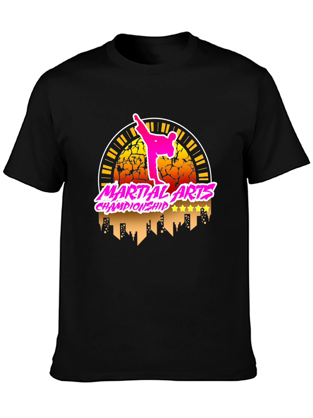 Martial Arts Championship Black T-Shirt