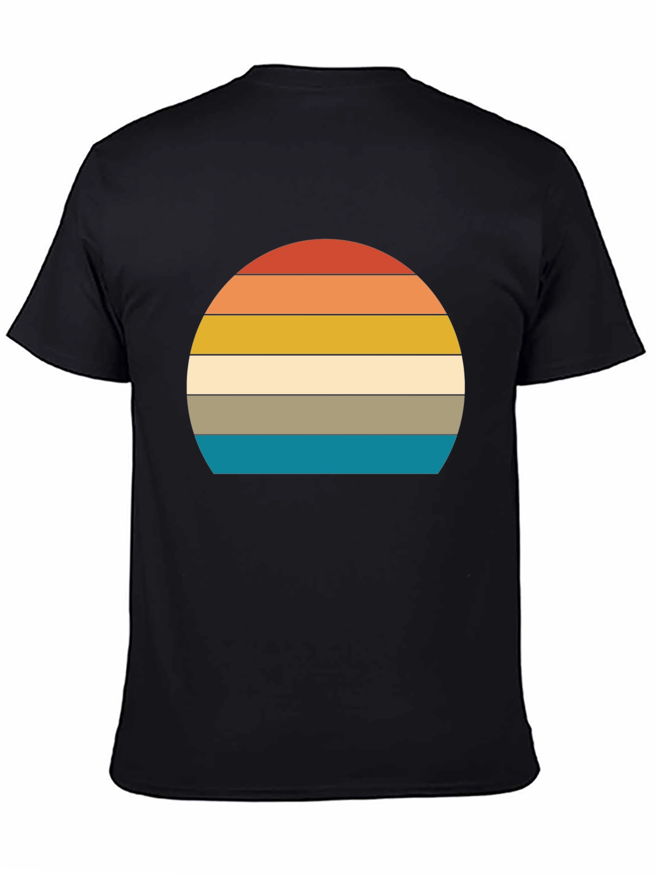 Retro Sunset Graphic Tee - Vintage Style Comfort