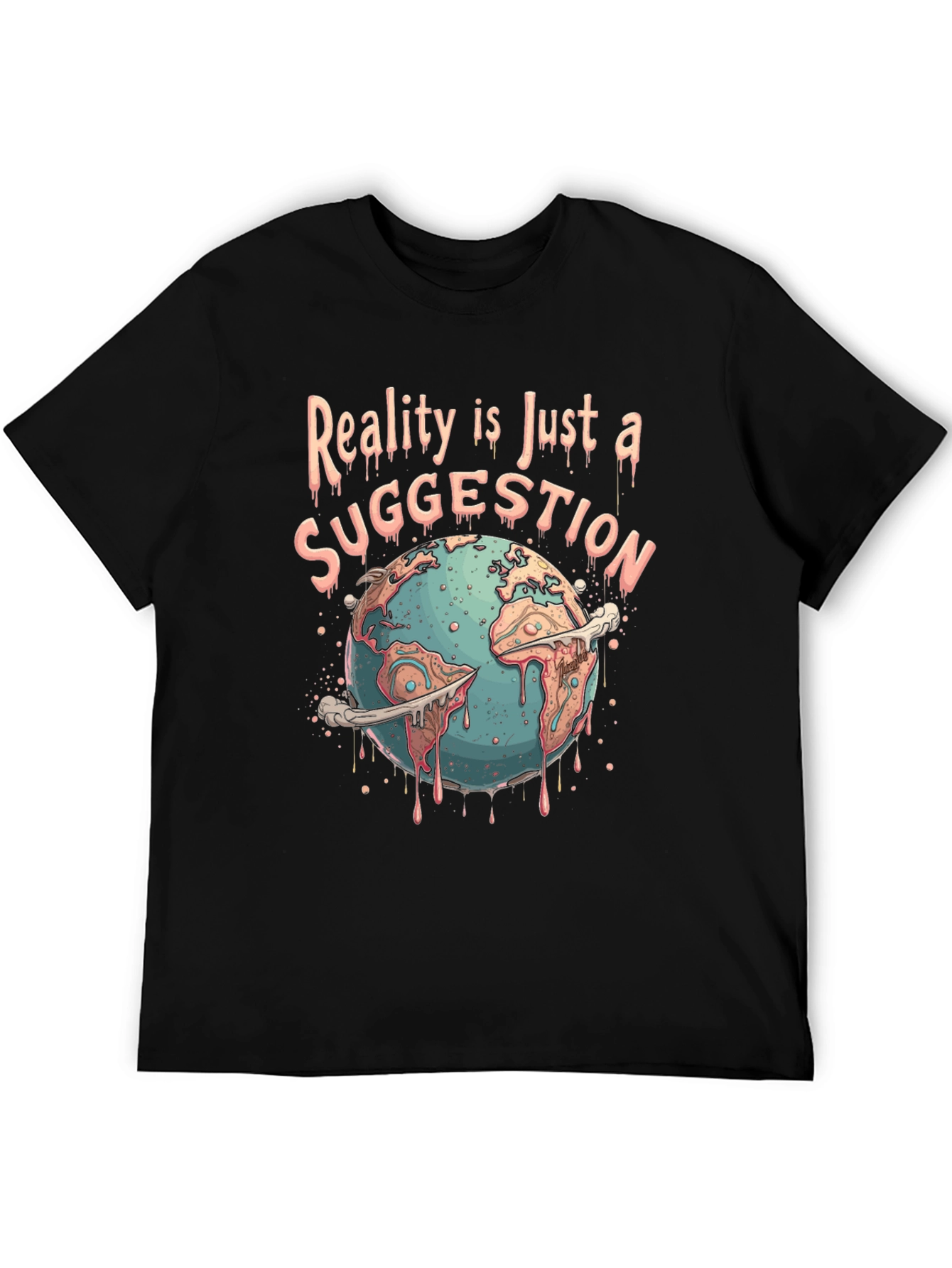 Reality Suggestion Graphic Tee - Earth Melting