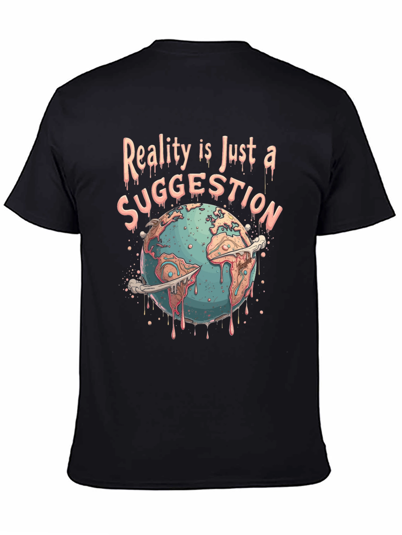 Reality Suggestion Graphic Tee - Earth Melting