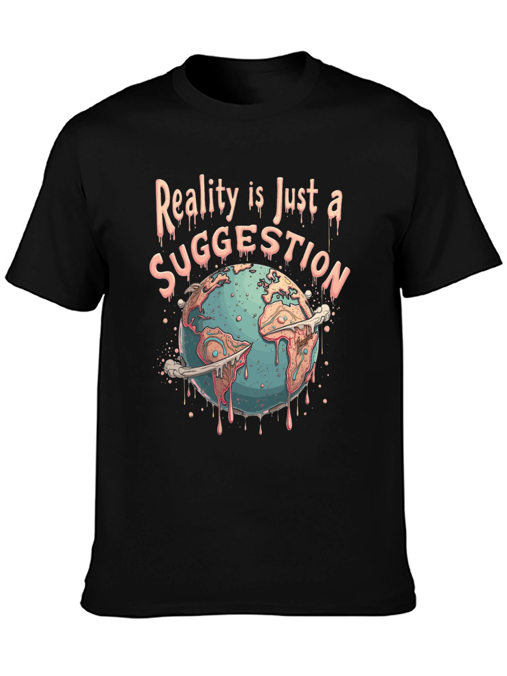 Reality Suggestion Graphic Tee - Earth Melting