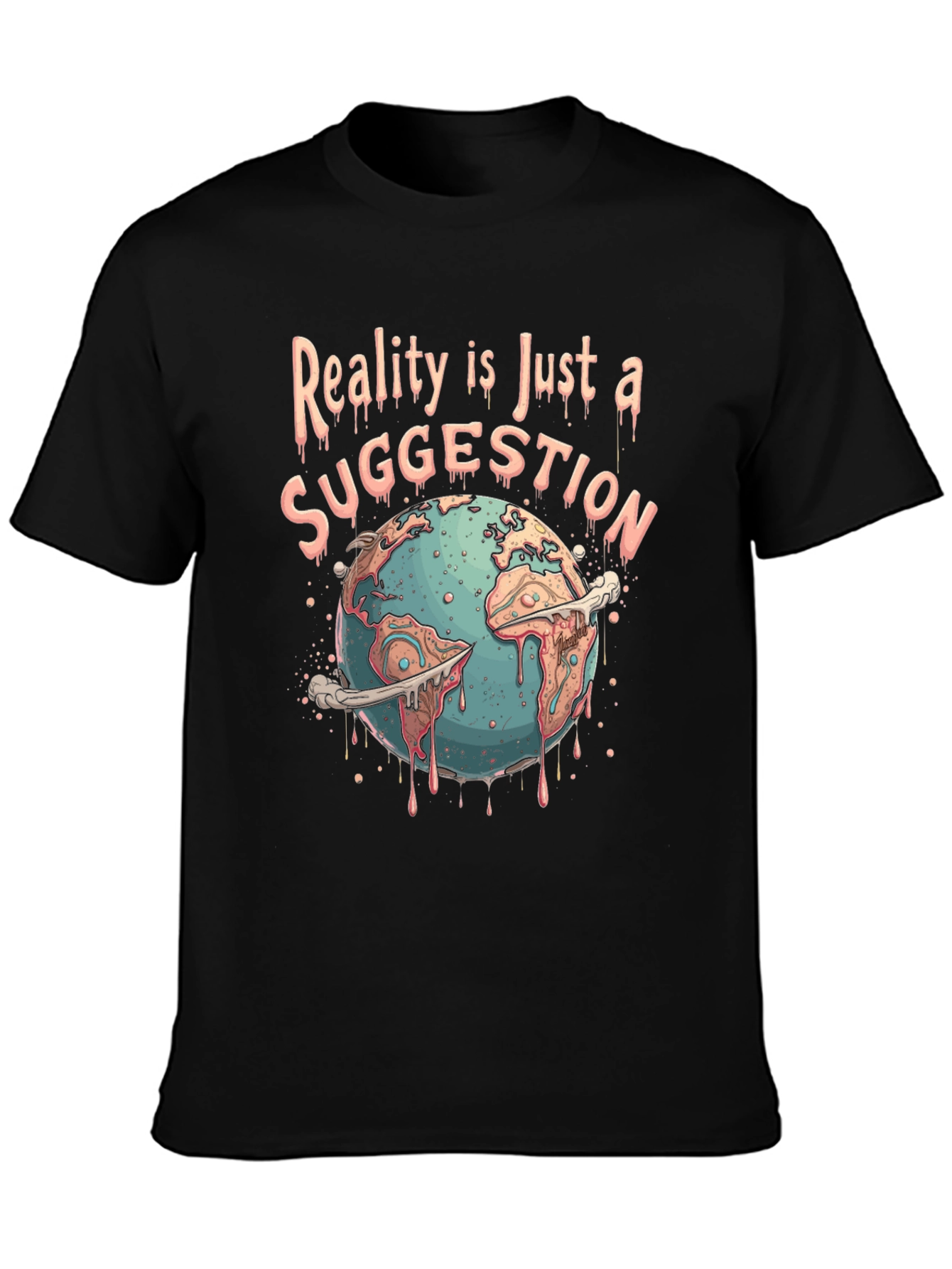 Reality Suggestion Graphic Tee - Earth Melting