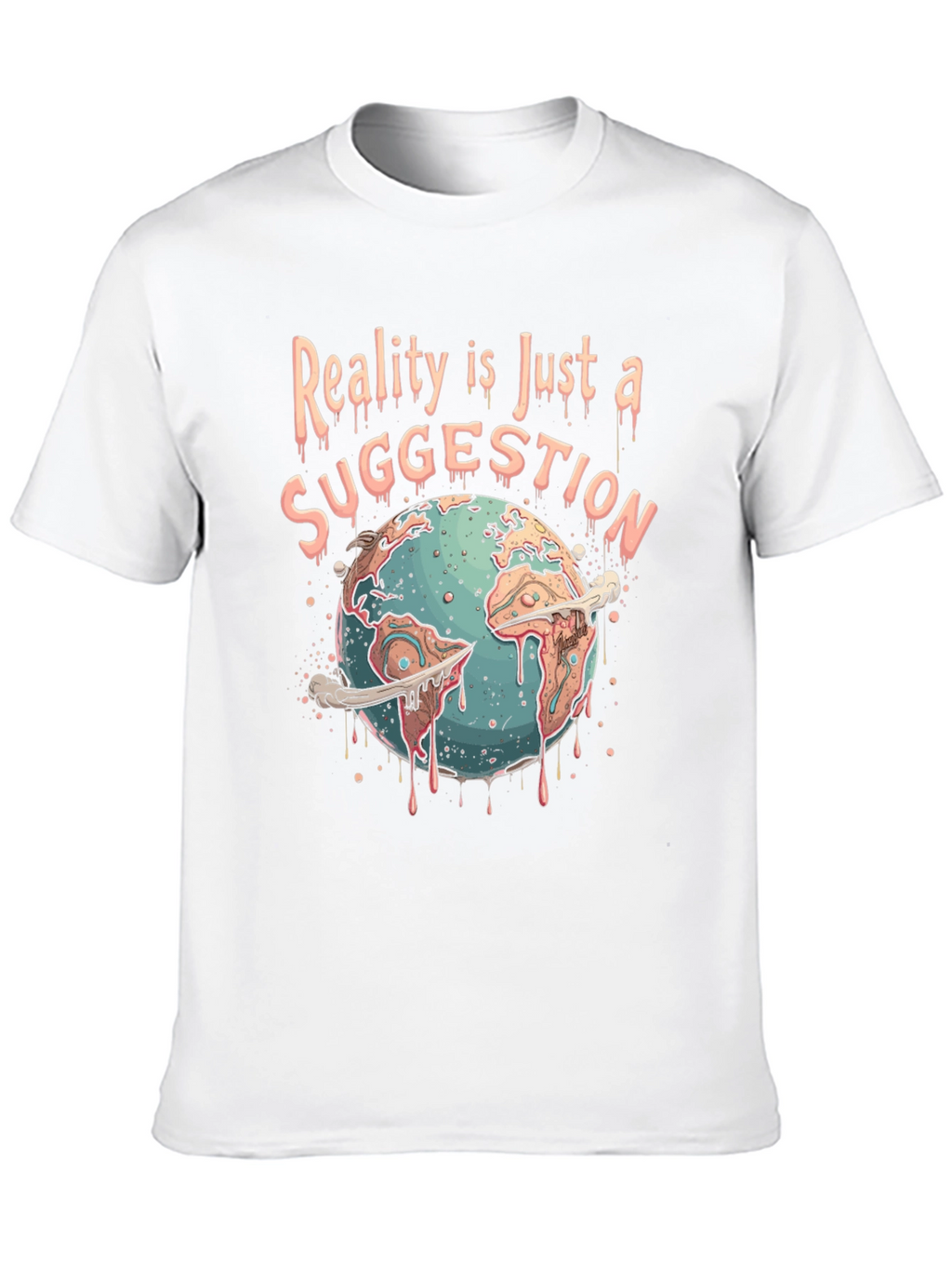 Reality Suggestion Graphic Tee - Earth Melting