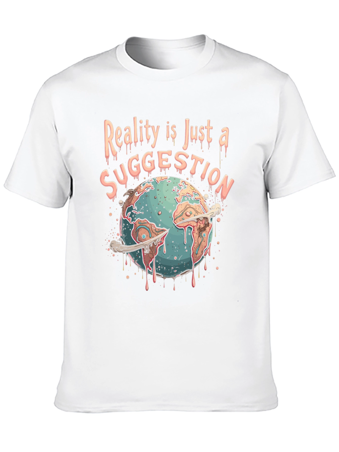 Reality Suggestion Graphic Tee - Earth Melting