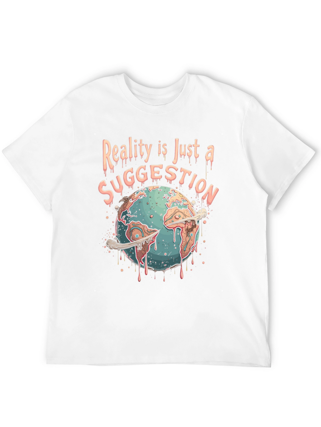 Reality Suggestion Graphic Tee - Earth Melting