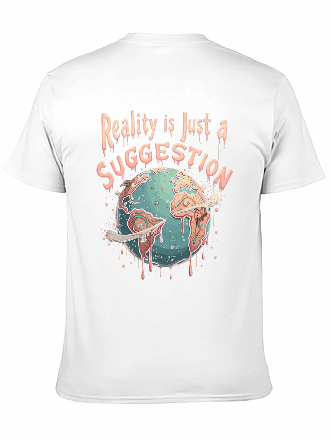 Reality Suggestion Graphic Tee - Earth Melting