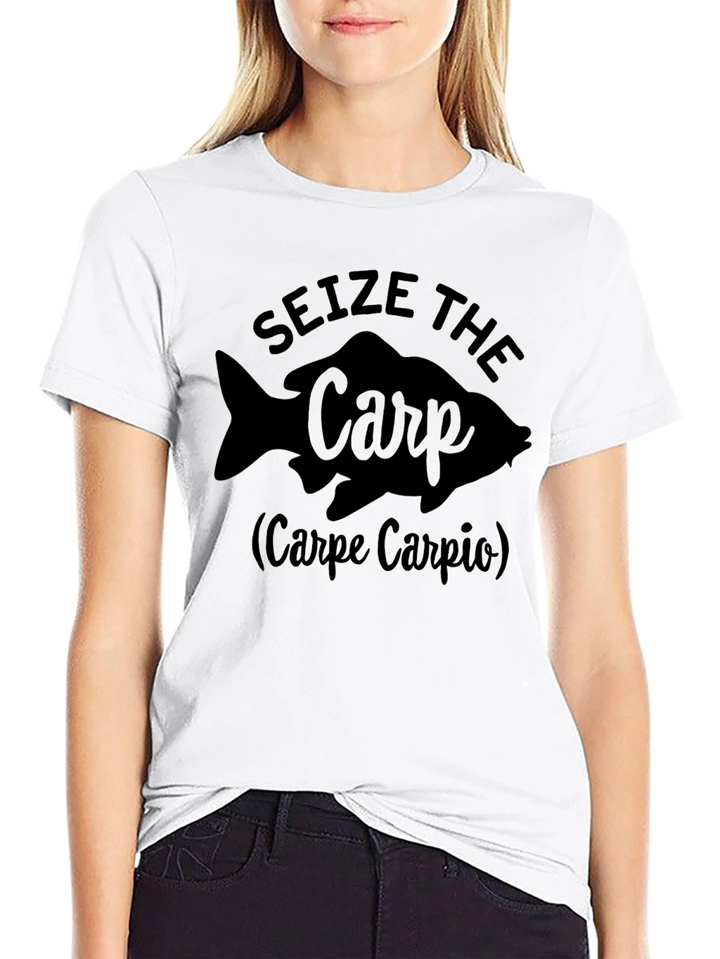 Seize The Carp T-Shirt - Fishing Humor Tee