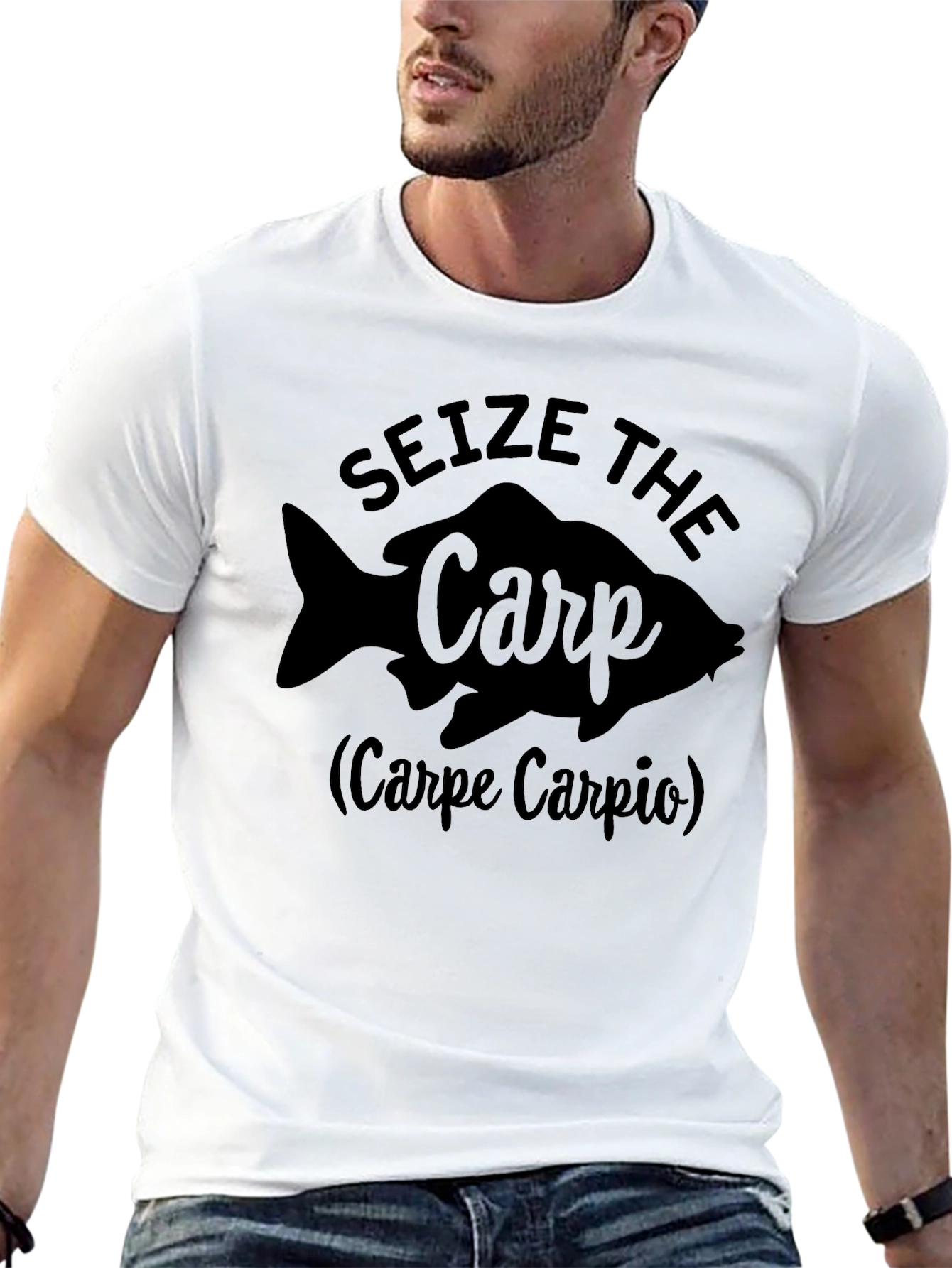 Seize The Carp T-Shirt - Fishing Humor Tee