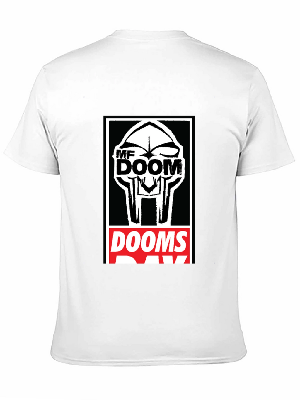 MF DOOM Graphic Print Black T-Shirt