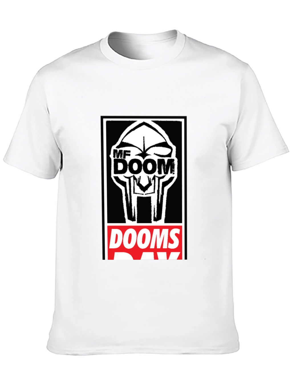 MF DOOM Graphic Print Black T-Shirt