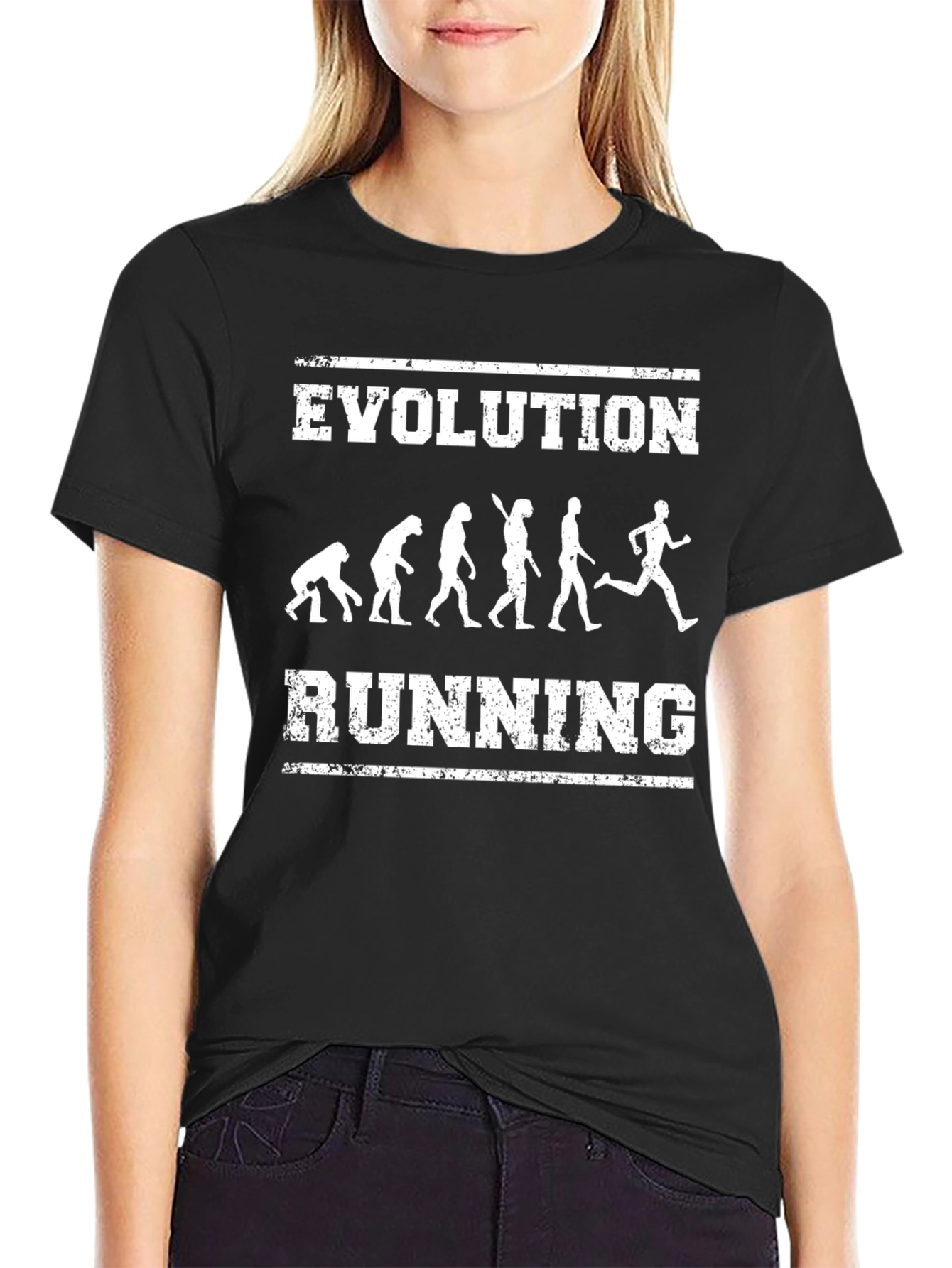 Evolution Running T-Shirt - Funny Fitness Tee