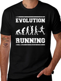 Evolution Running T-Shirt - Funny Fitness Tee