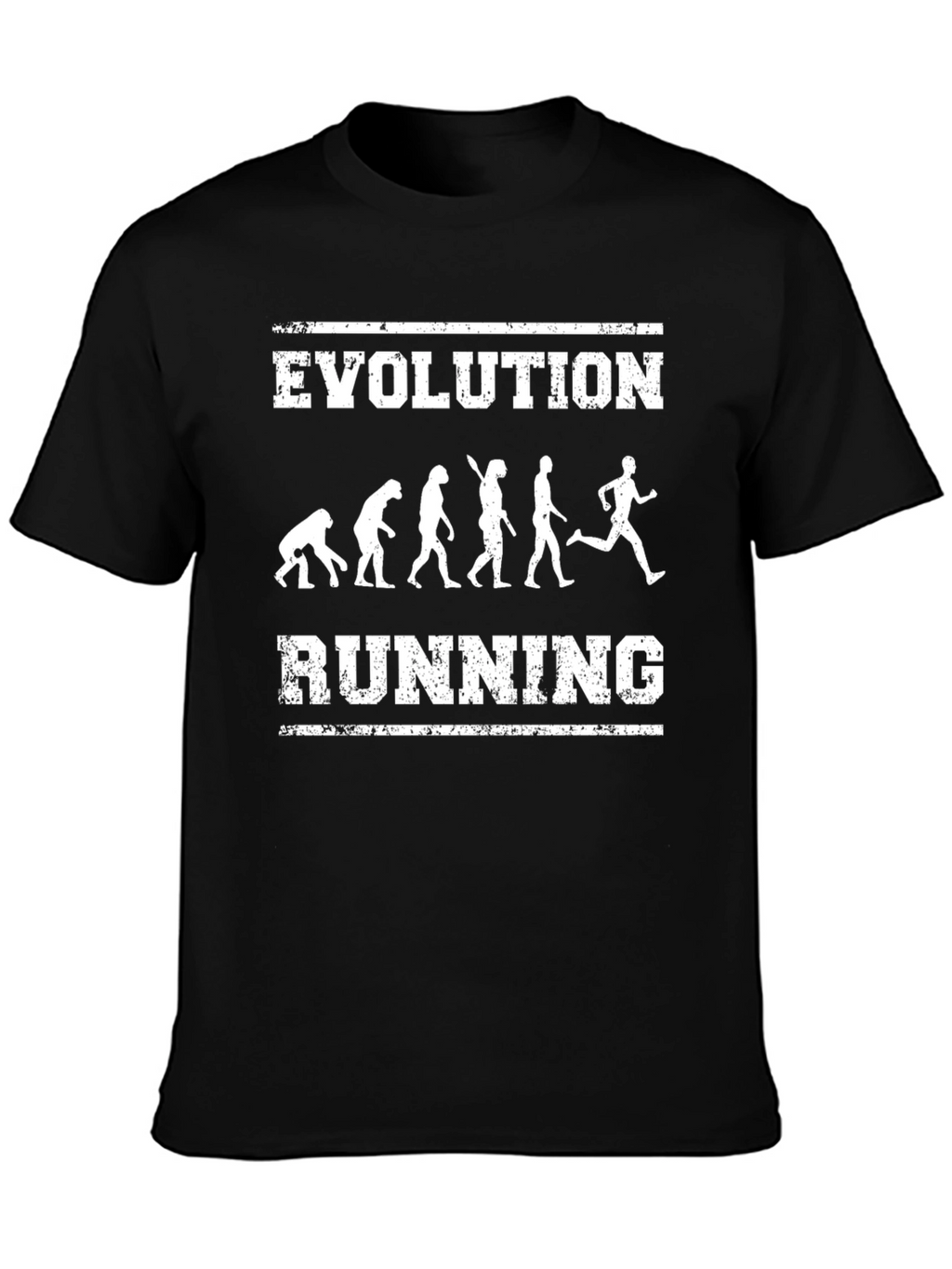 Evolution Running T-Shirt - Funny Fitness Tee