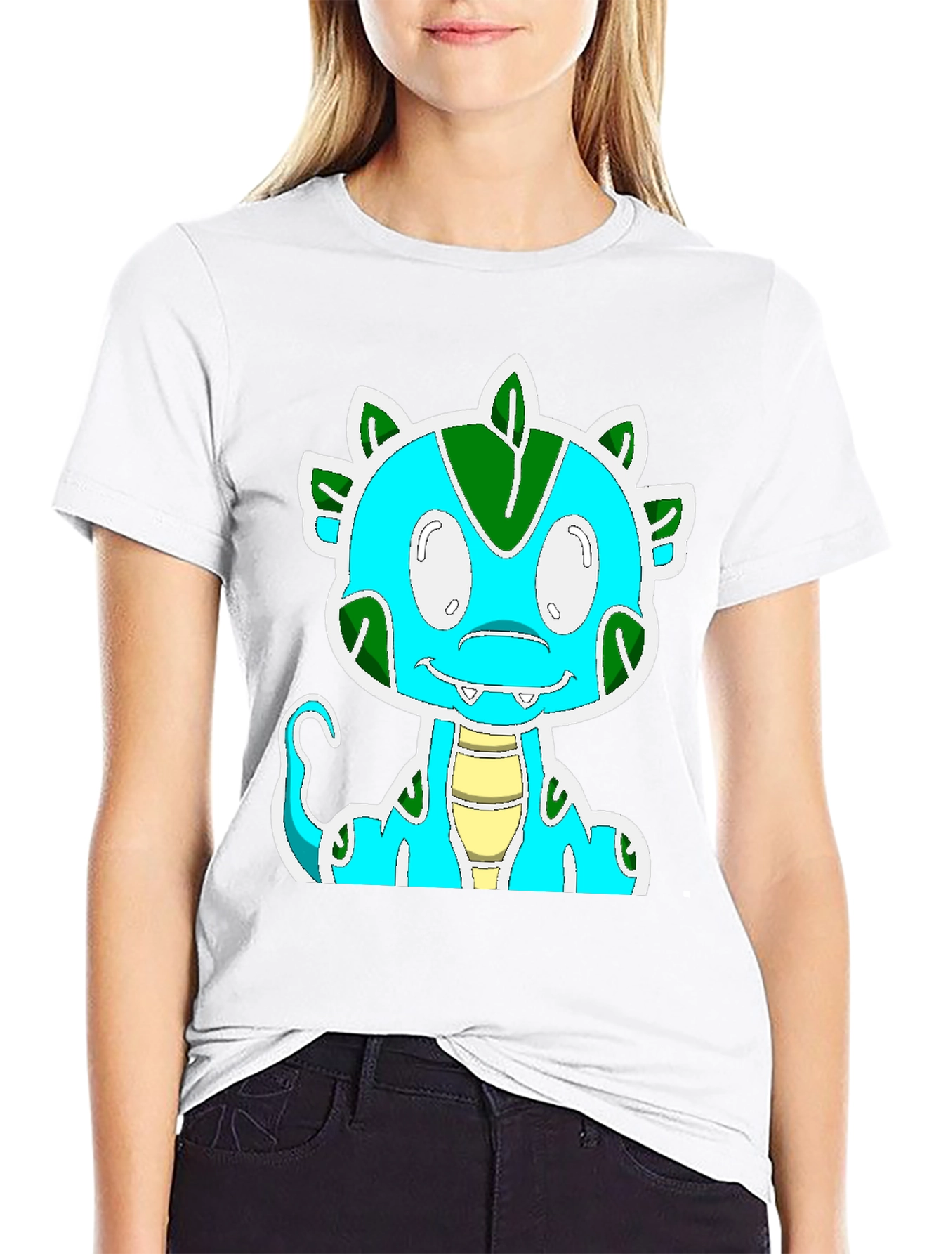 Cartoon Dinosaur Graphic Tee - Fun & Unique Design