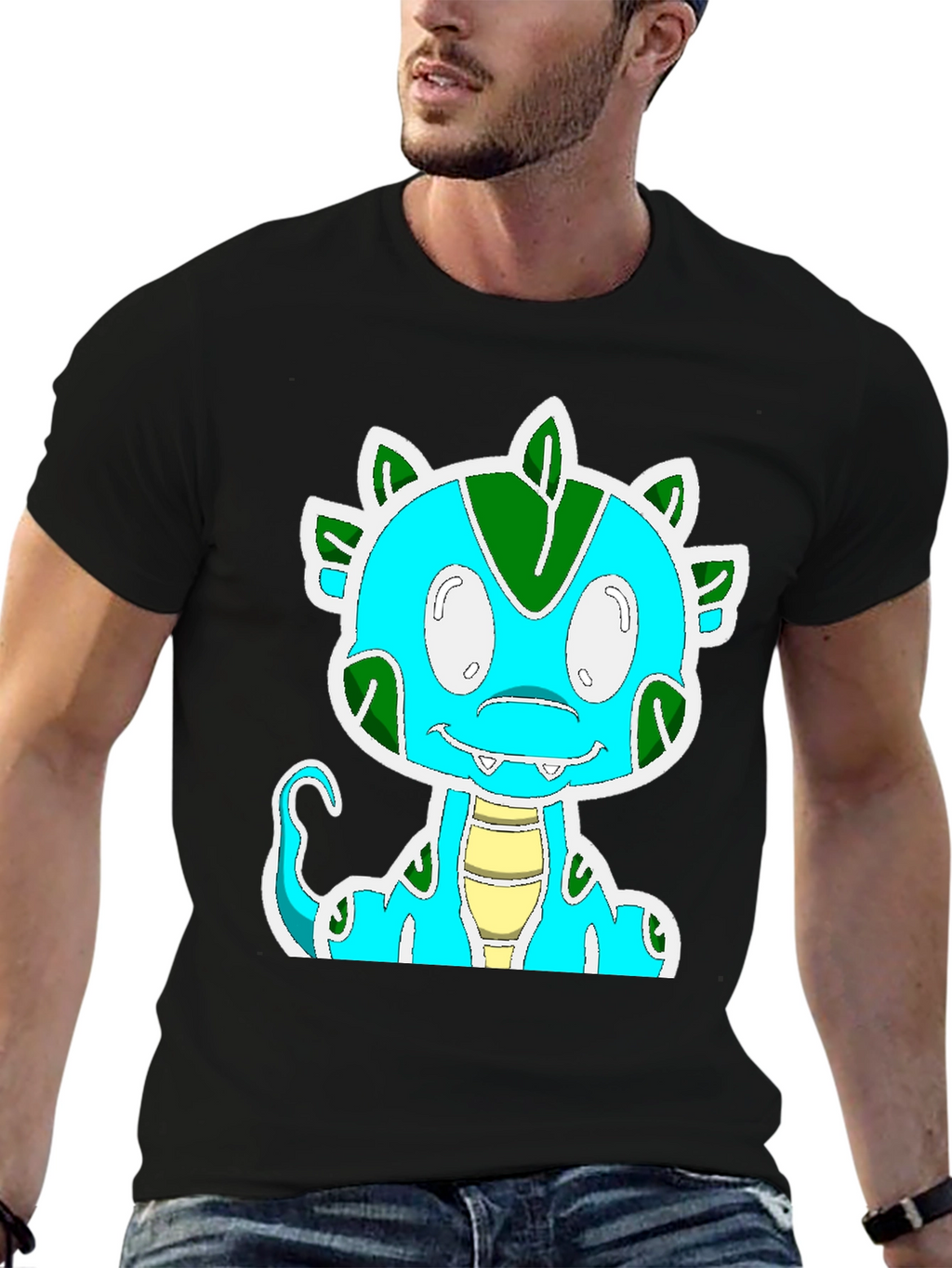 Cartoon Dinosaur Graphic Tee - Fun & Unique Design