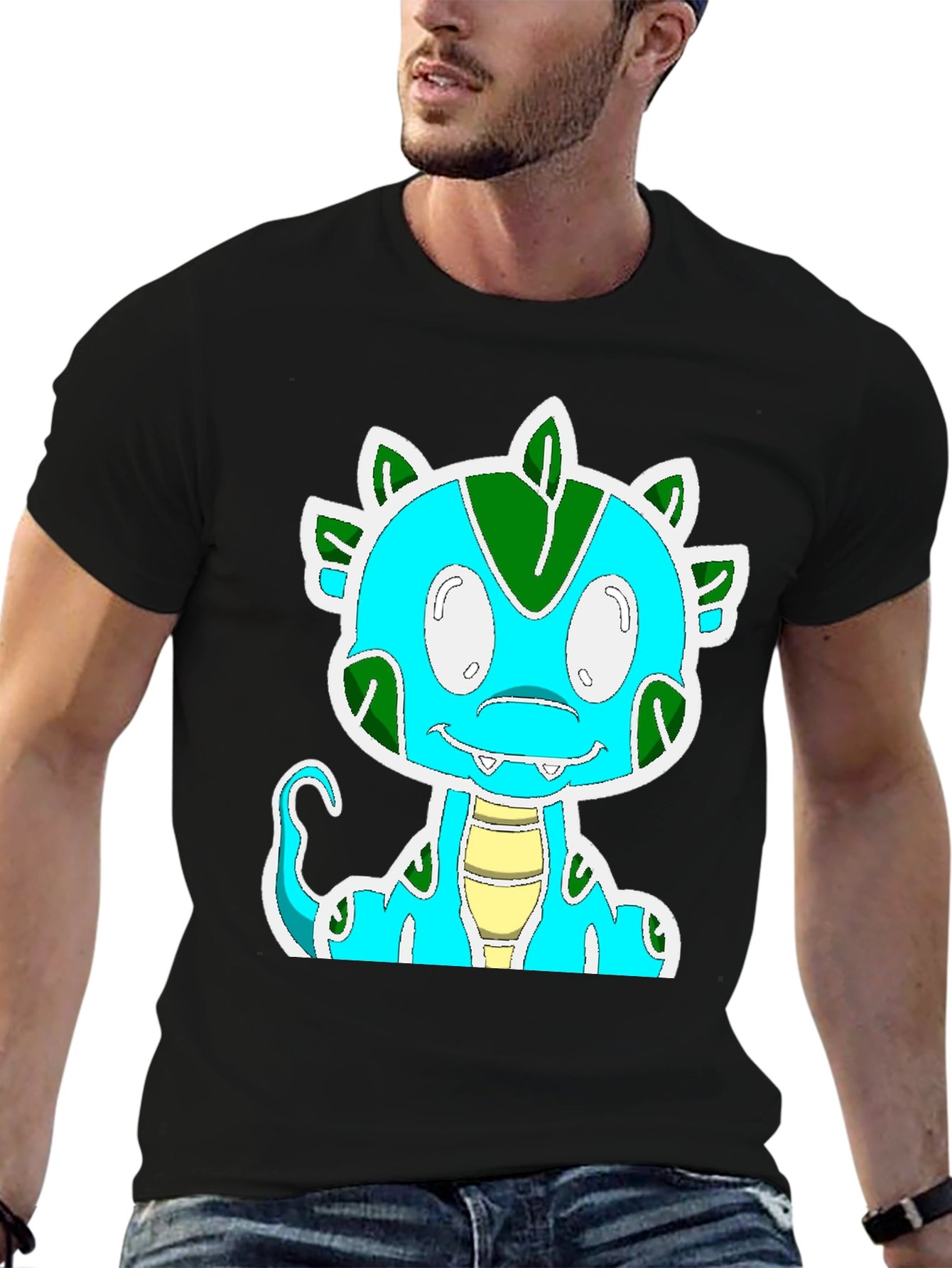 Cartoon Dinosaur Graphic Tee - Fun & Unique Design