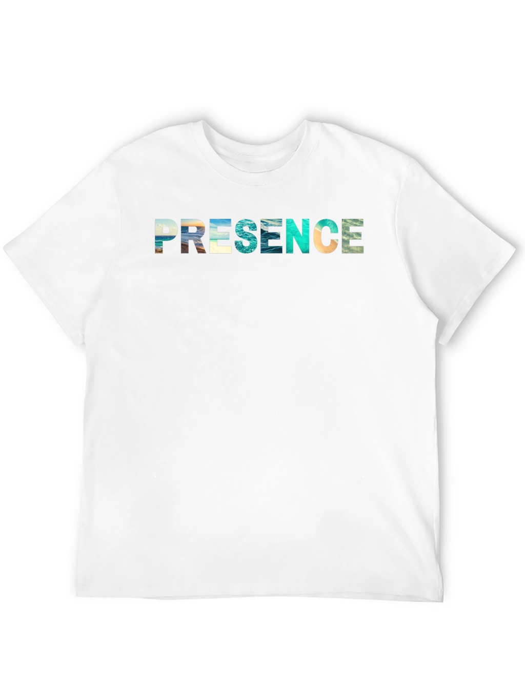 Presence Graphic Tee - Black Cotton Blend Shirt