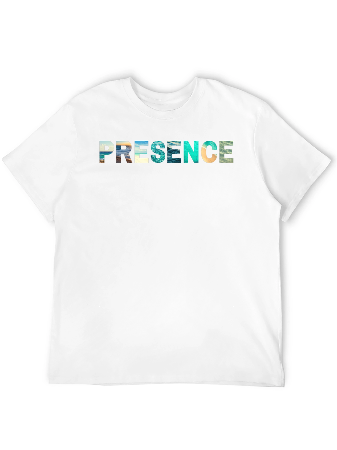 Presence Graphic Tee - Black Cotton Blend Shirt