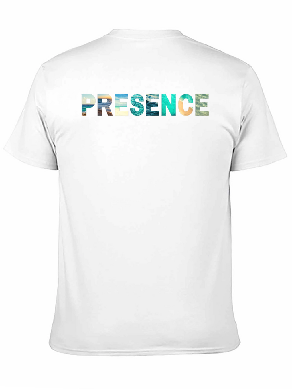 Presence Graphic Tee - Black Cotton Blend Shirt