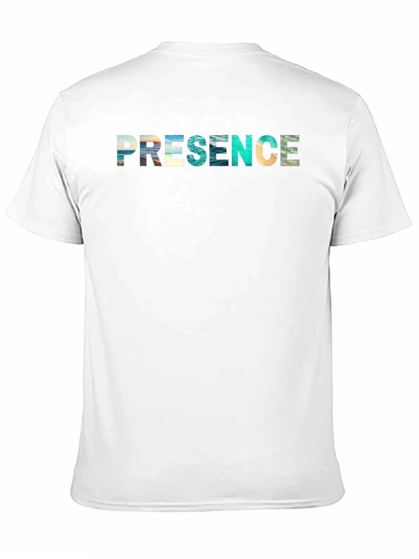 Presence Graphic Tee - Black Cotton Blend Shirt