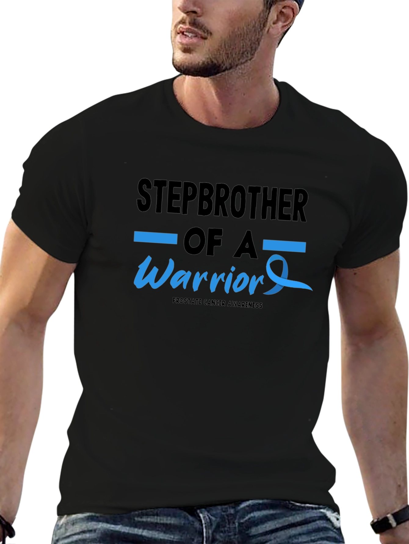 Stepbrother of a Warrior Prostate Cancer Awareness T-Shirt