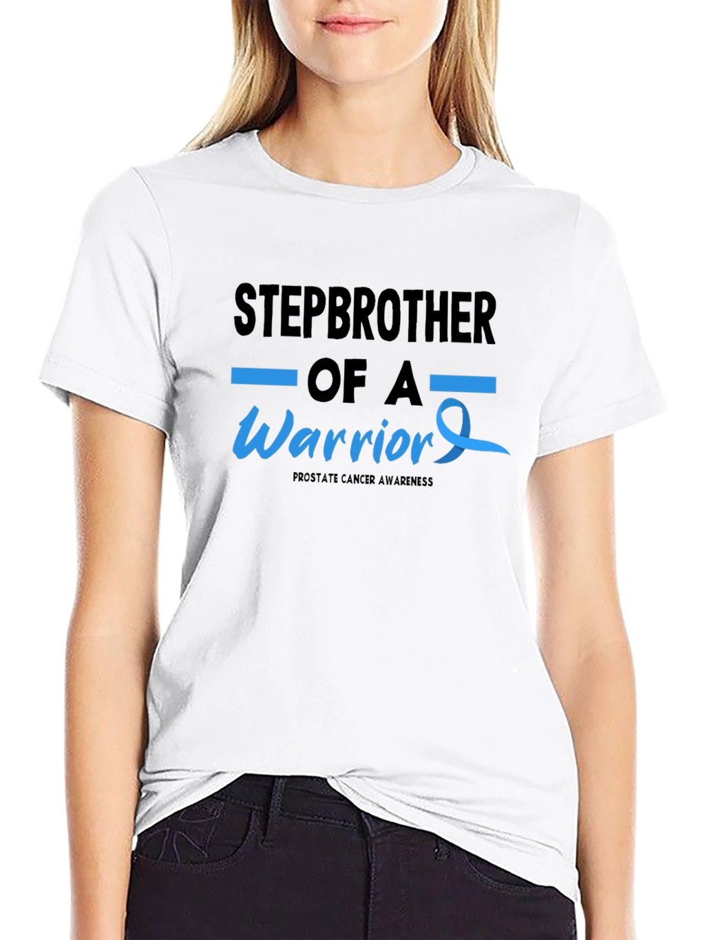 Stepbrother of a Warrior Prostate Cancer Awareness T-Shirt