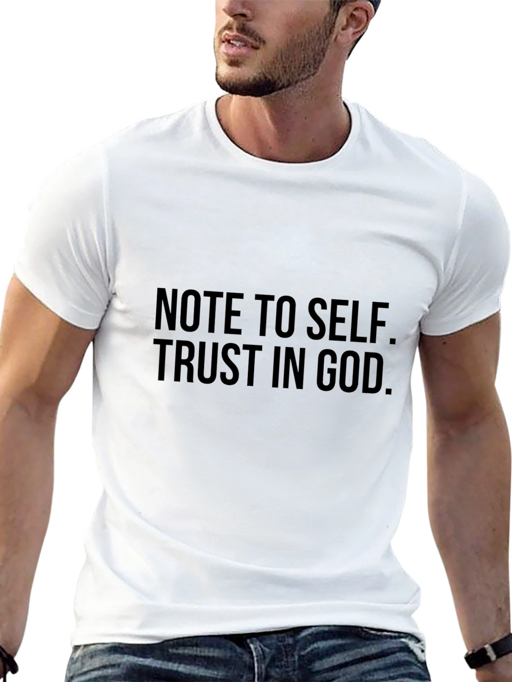 Trust in God Graphic Tee - Black