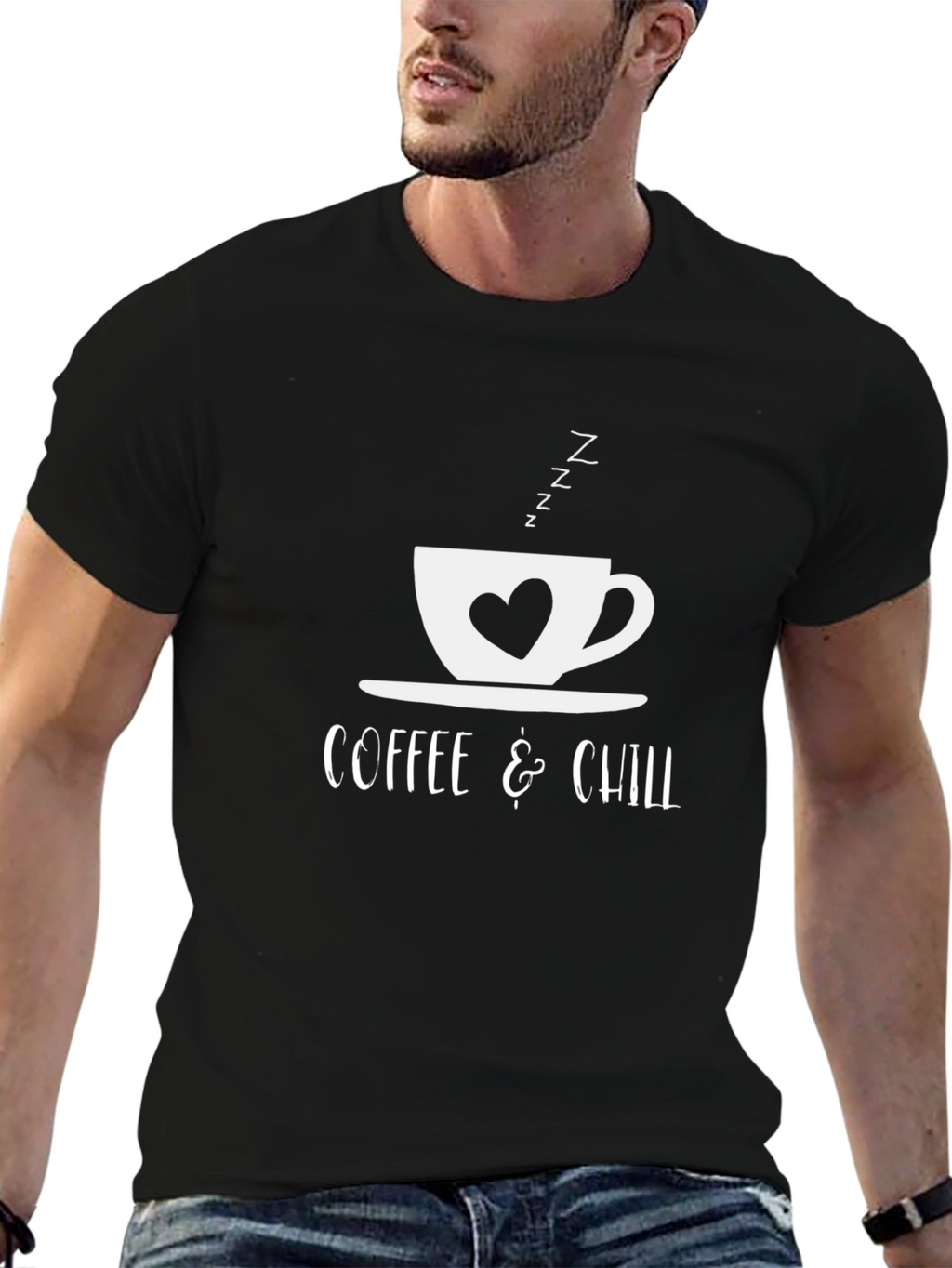 Coffee & Chill Graphic T-Shirt - Relaxed Fit