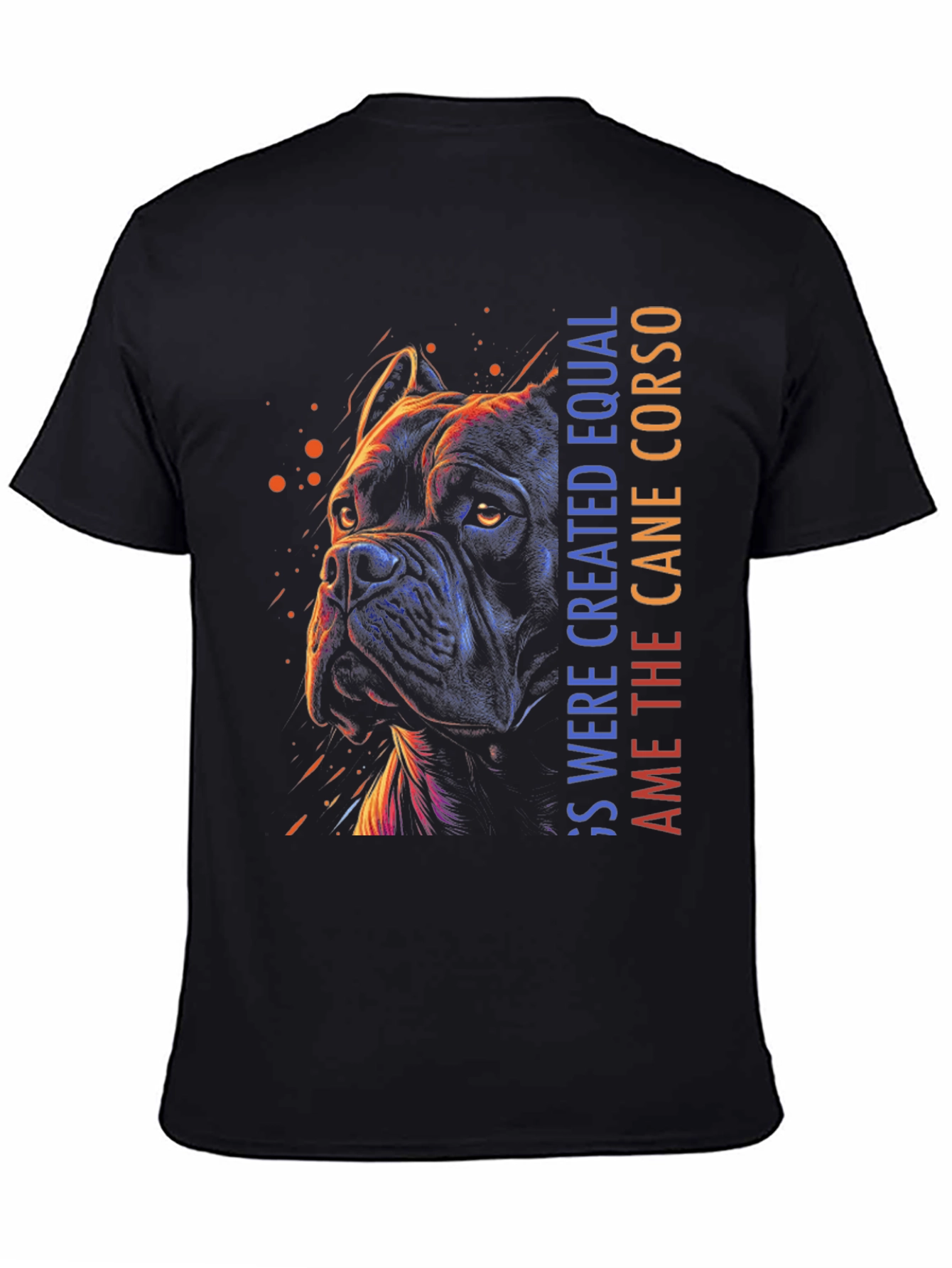 Cane Corso Dog Graphic Print Mens T-Shirt