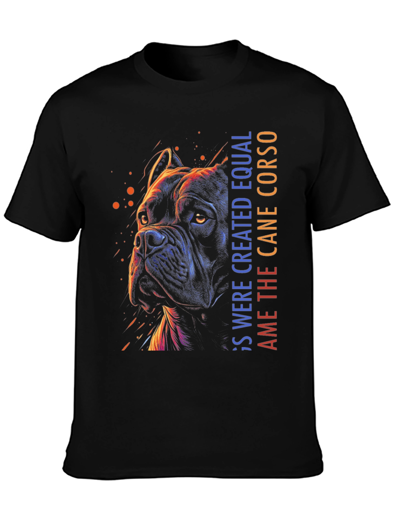 Cane Corso Dog Graphic Print Mens T-Shirt