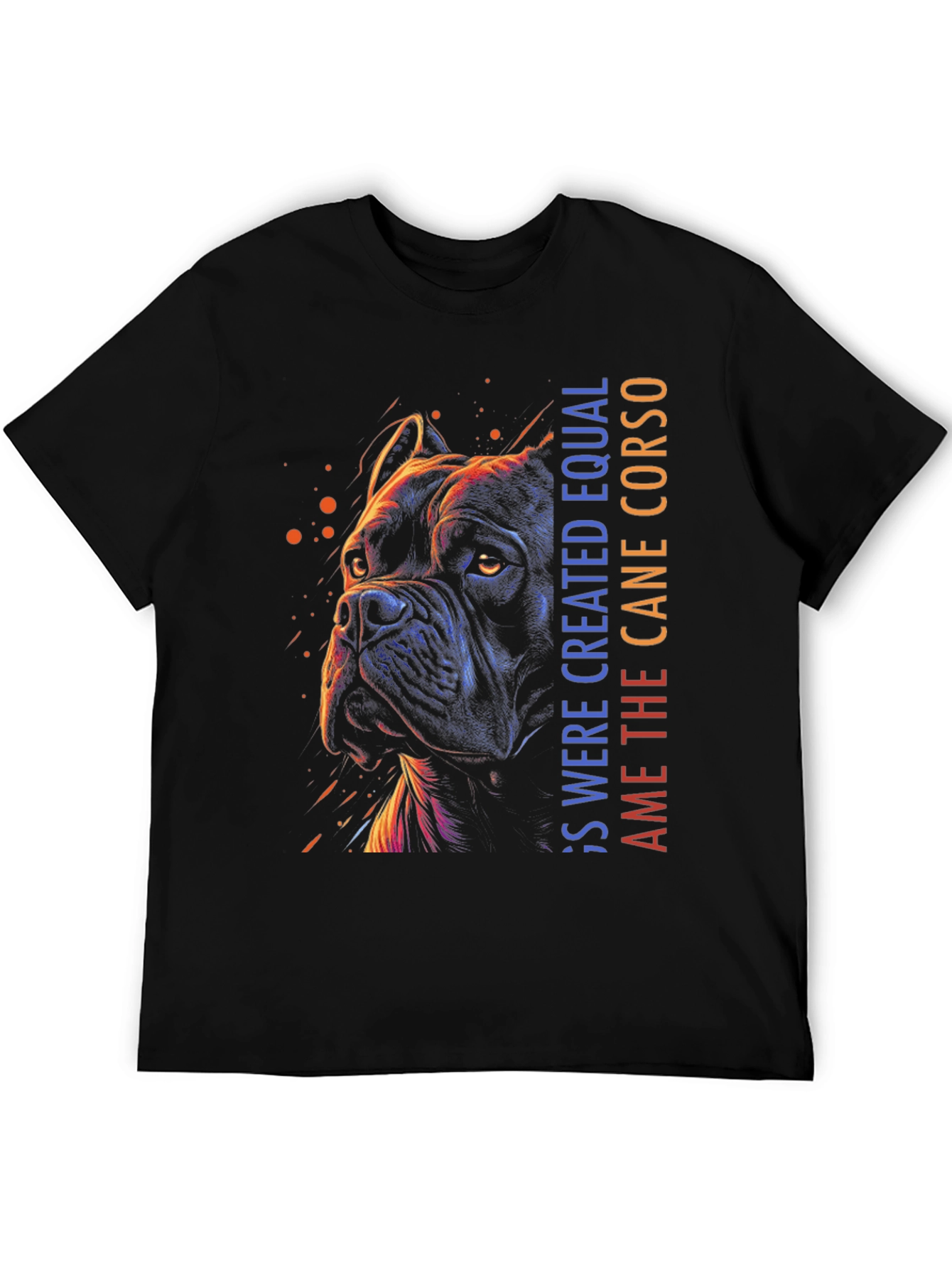 Cane Corso Dog Graphic Print Mens T-Shirt