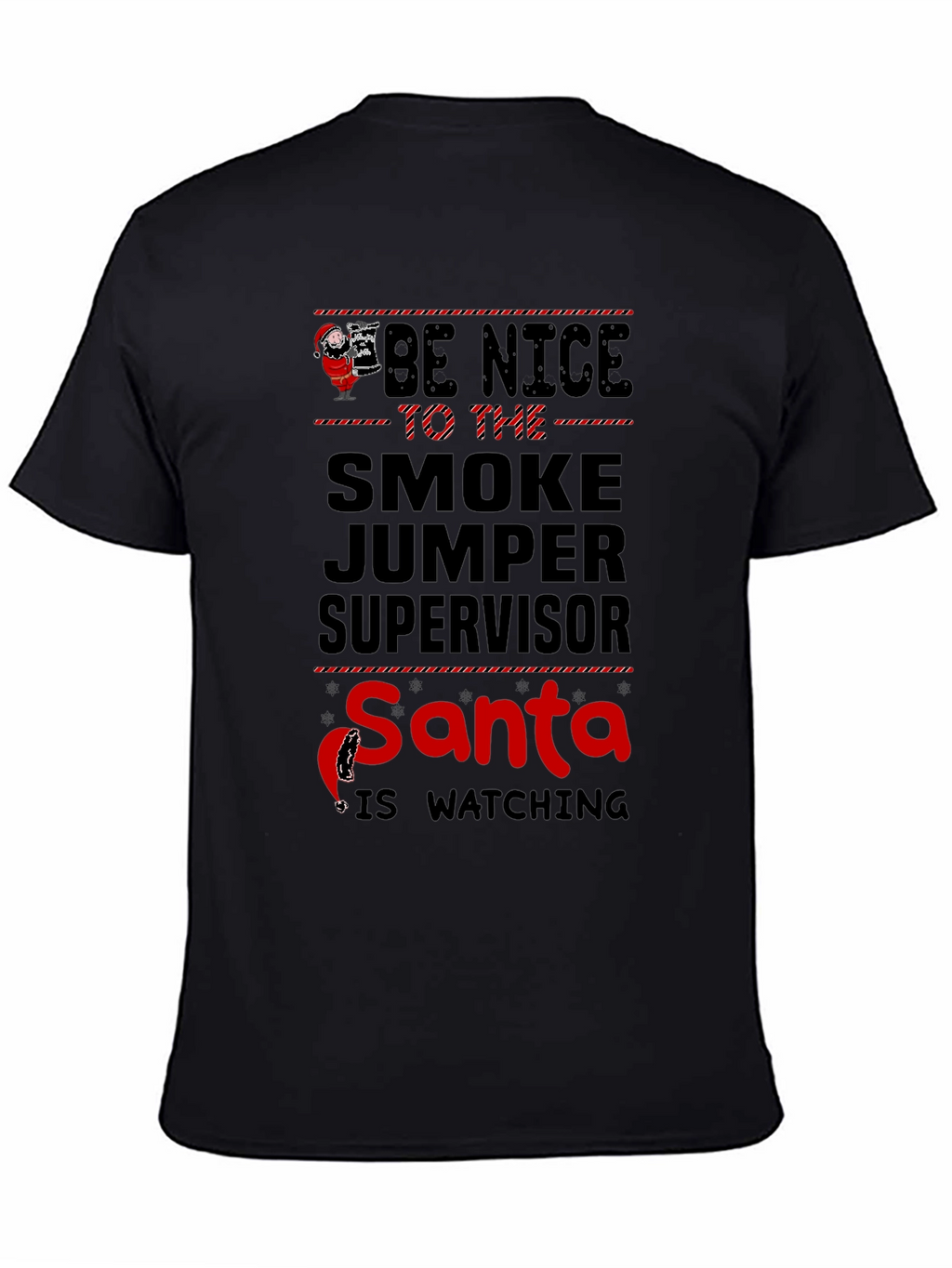 Smoke Jumper Supervisor Santa T-Shirt