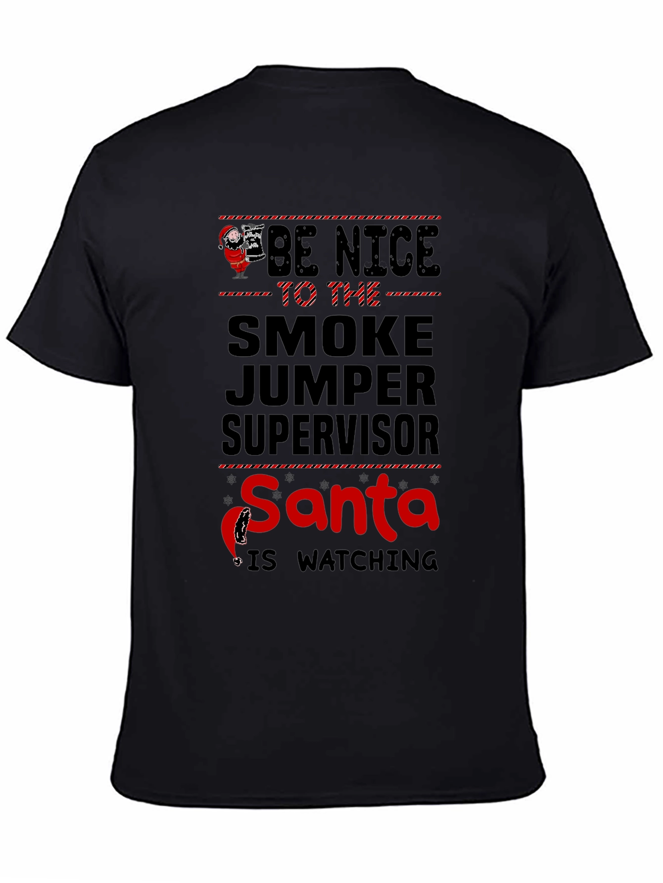 Smoke Jumper Supervisor Santa T-Shirt