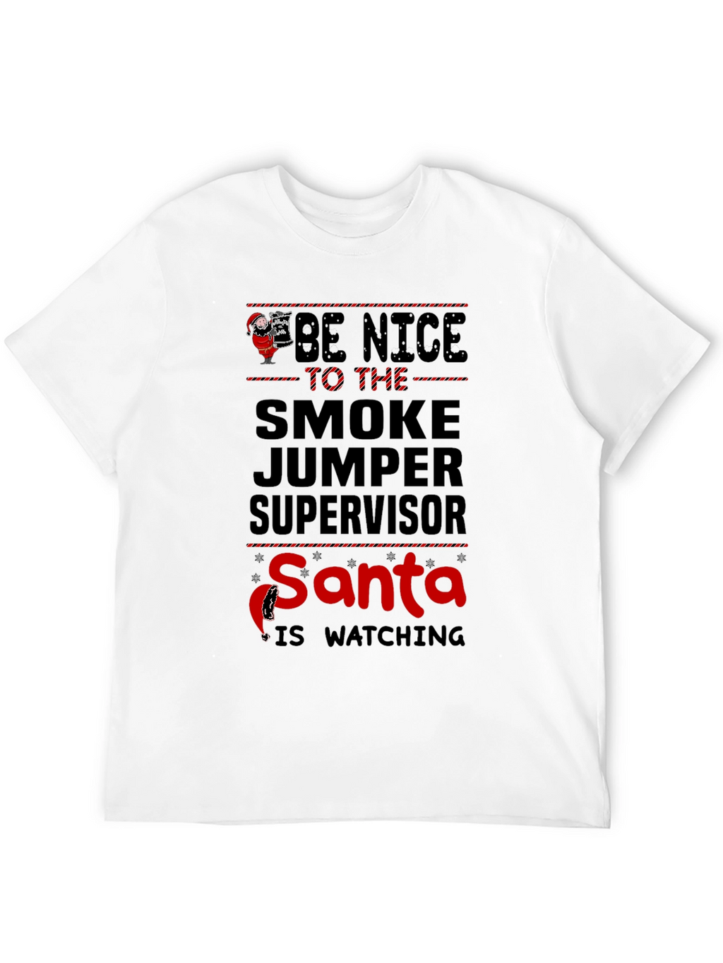 Smoke Jumper Supervisor Santa T-Shirt