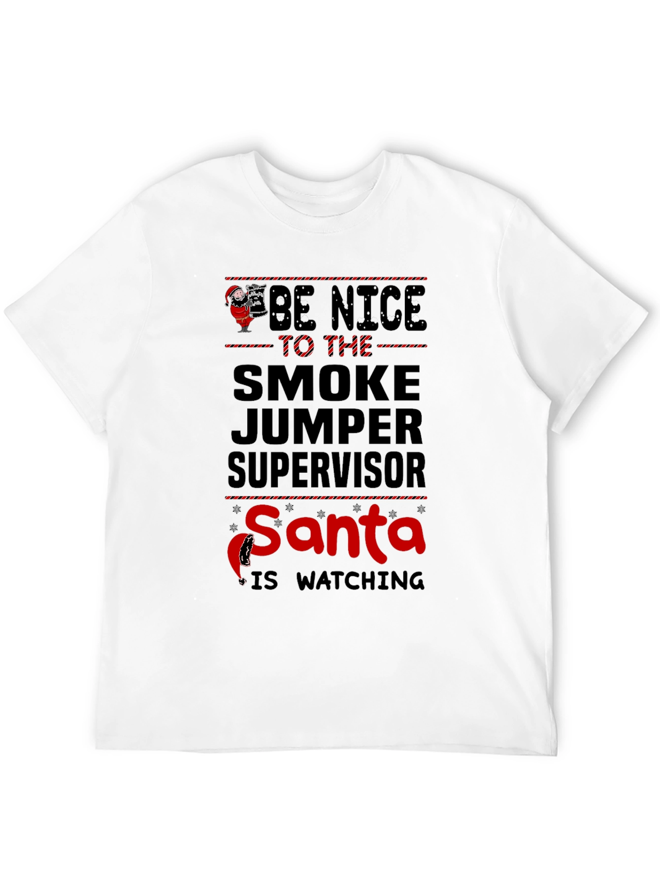 Smoke Jumper Supervisor Santa T-Shirt