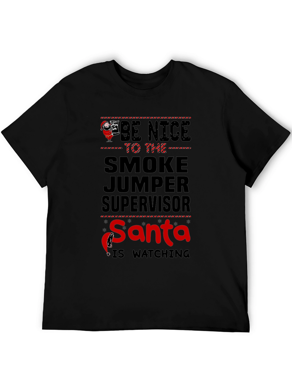 Smoke Jumper Supervisor Santa T-Shirt