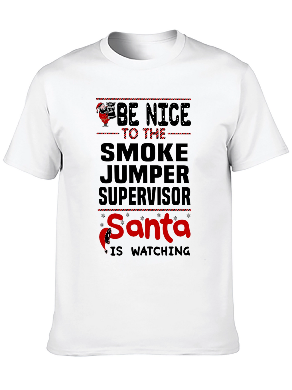 Smoke Jumper Supervisor Santa T-Shirt