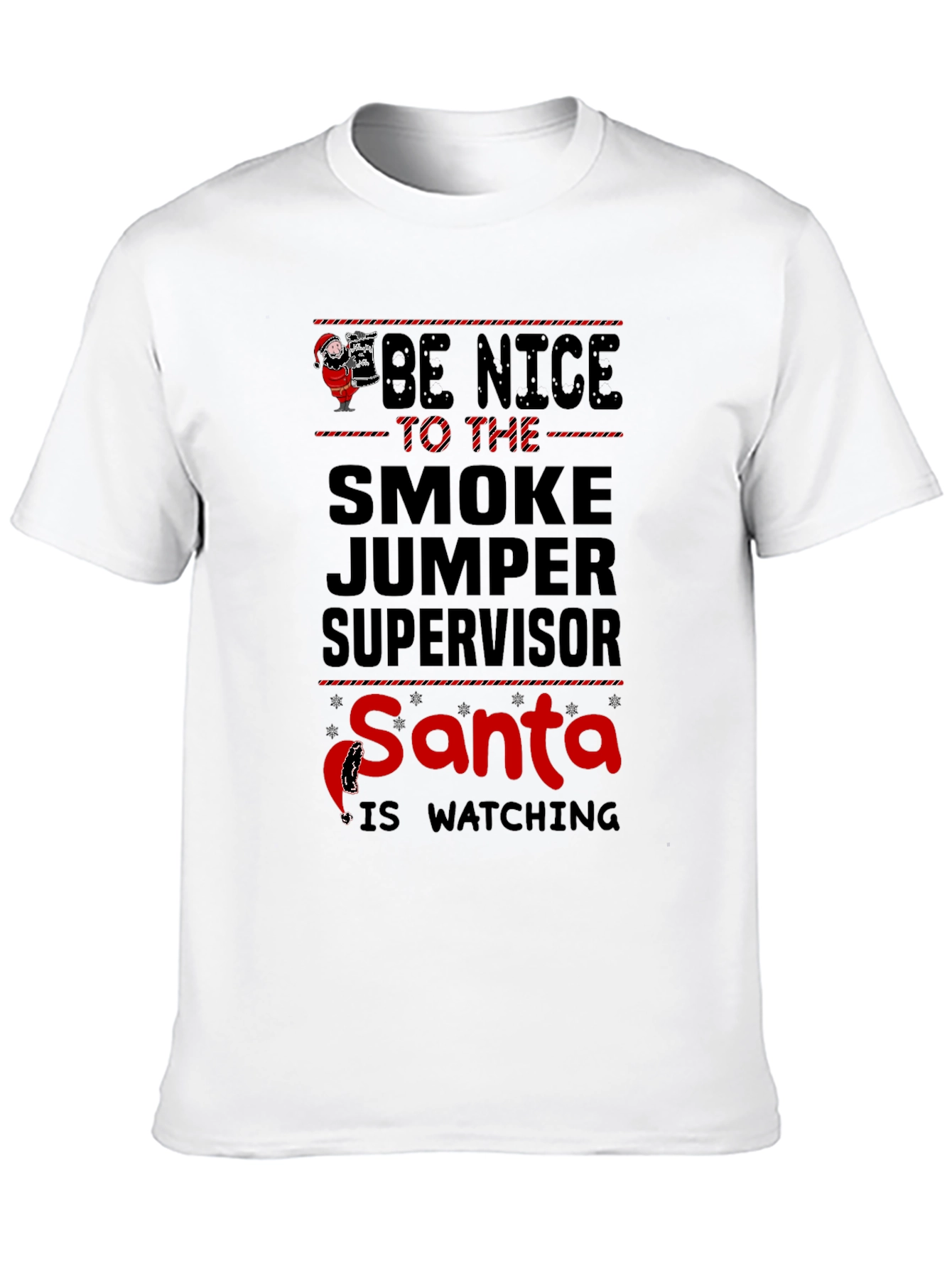 Smoke Jumper Supervisor Santa T-Shirt