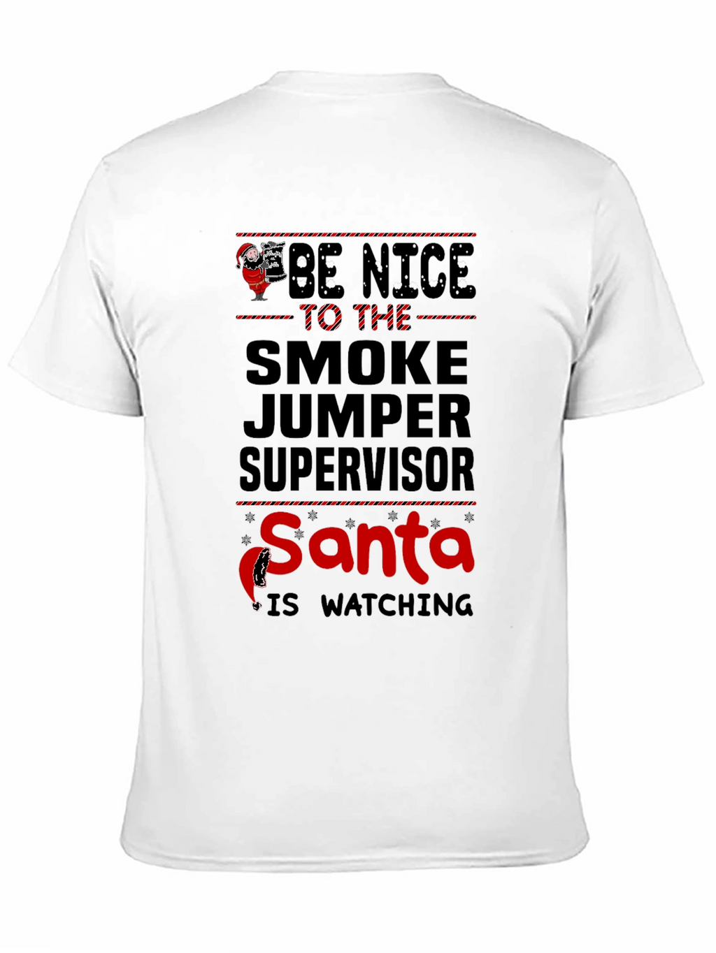 Smoke Jumper Supervisor Santa T-Shirt