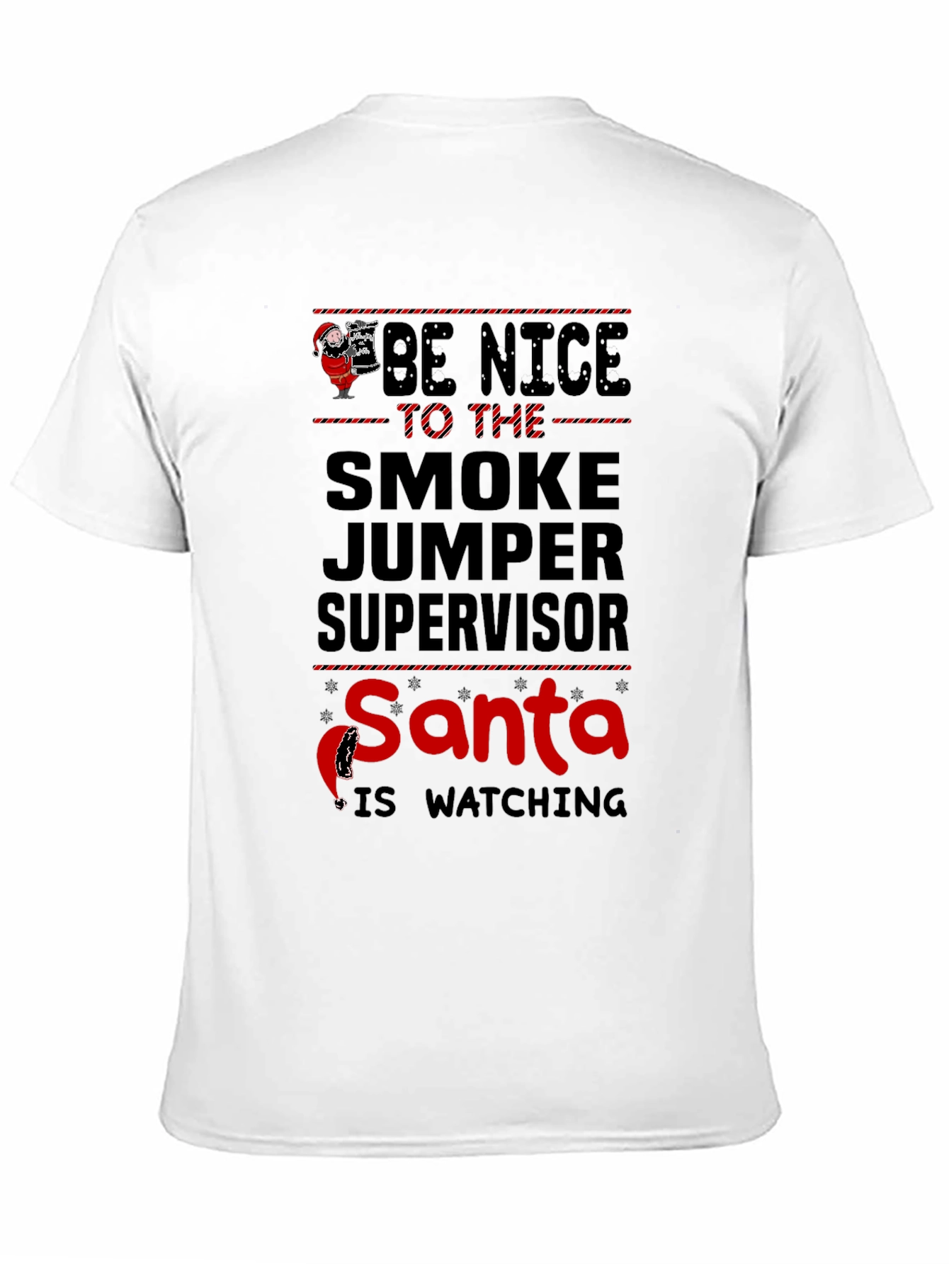 Smoke Jumper Supervisor Santa T-Shirt