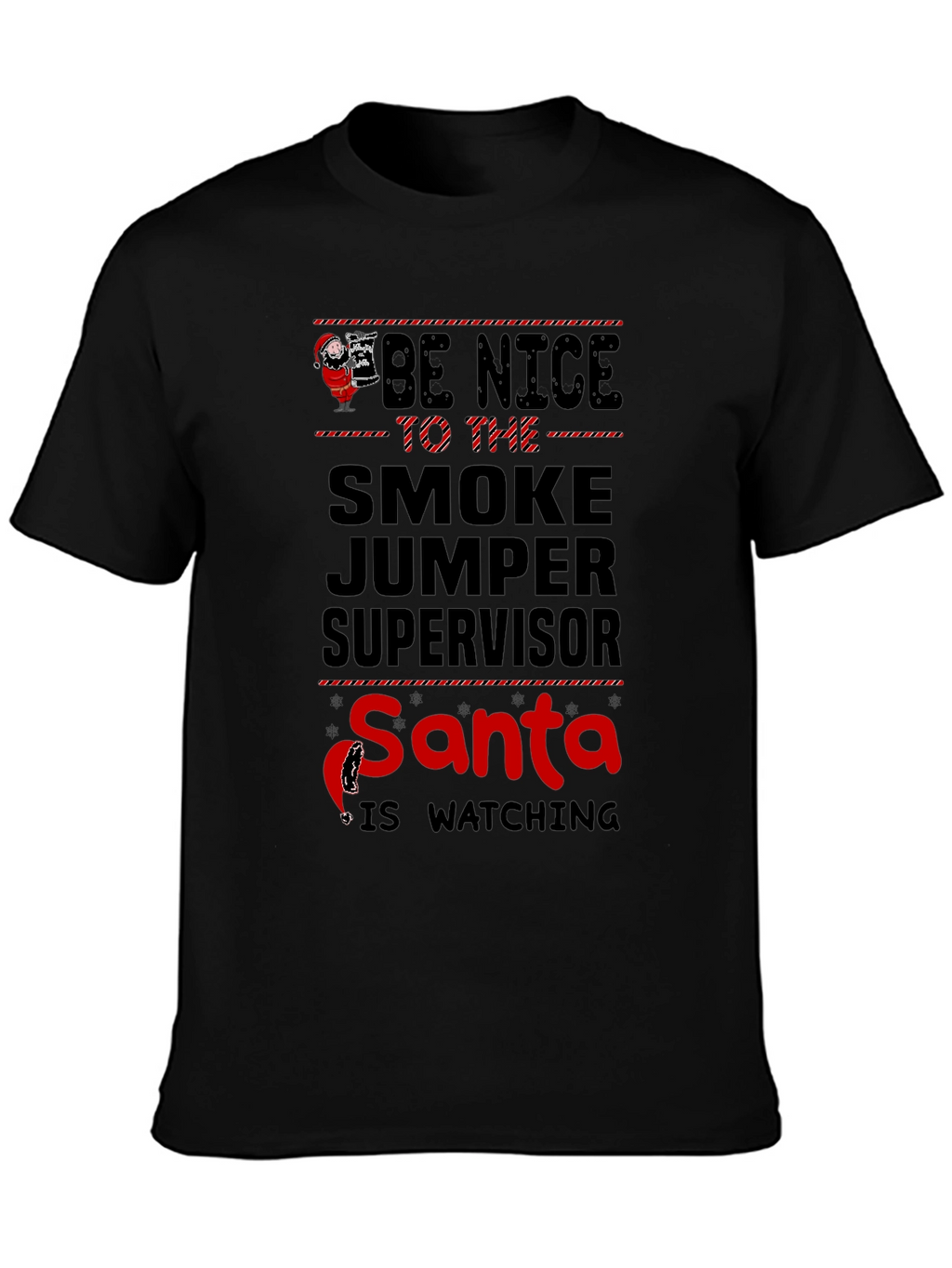 Smoke Jumper Supervisor Santa T-Shirt