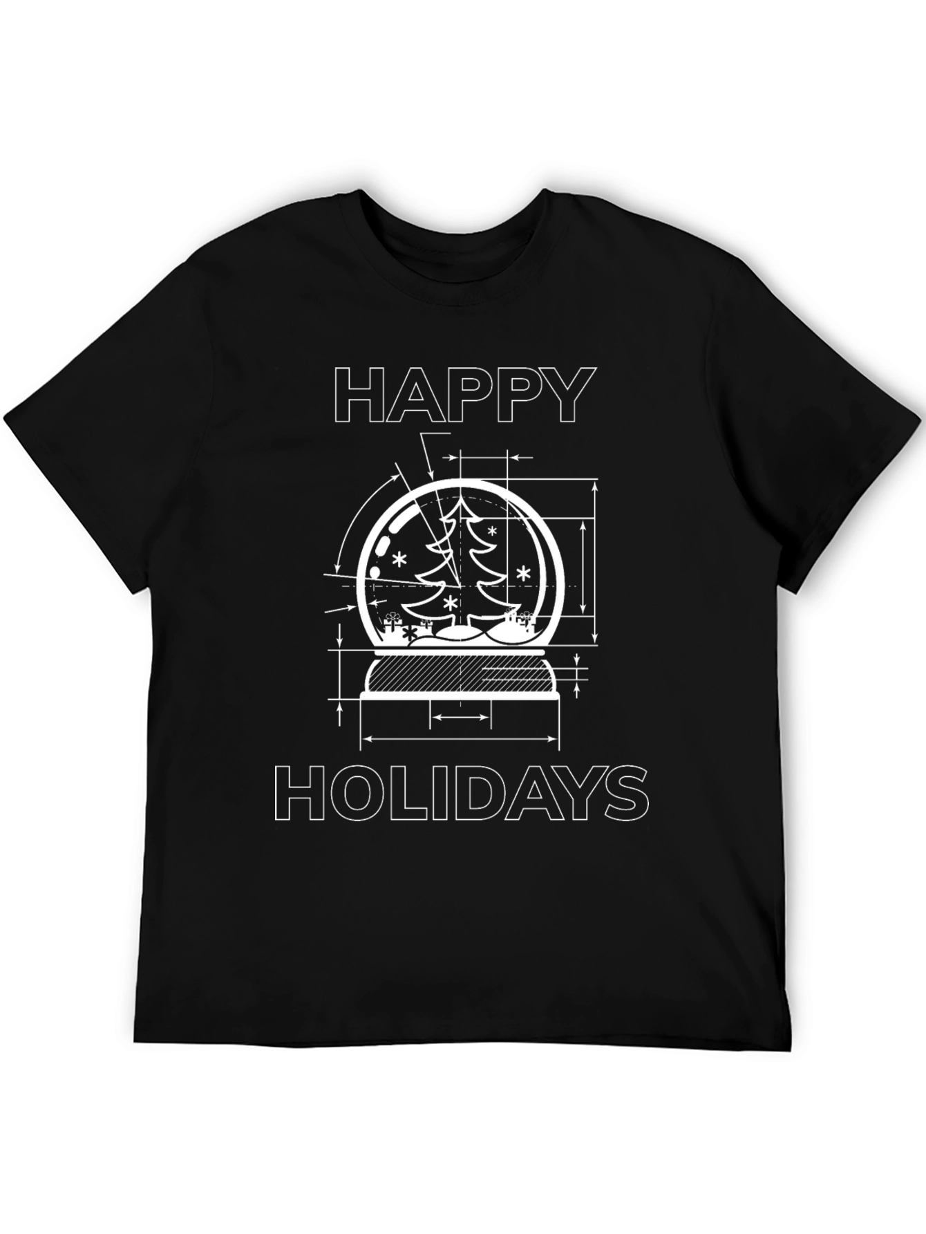 Happy Holidays Blueprint T-Shirt