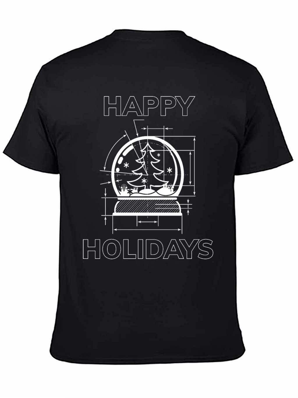 Happy Holidays Blueprint T-Shirt