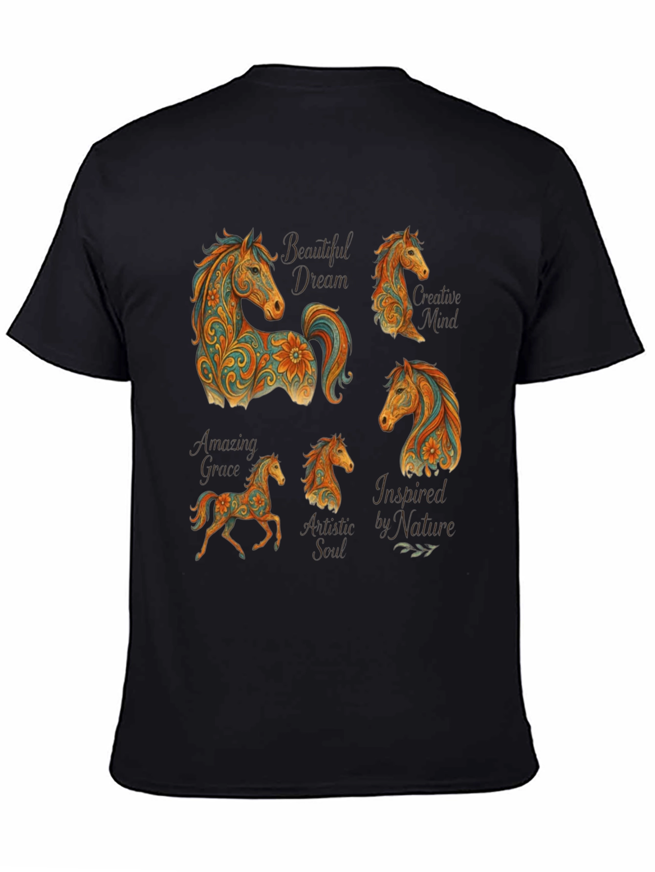 Horse Art T-Shirt - Creative Design
