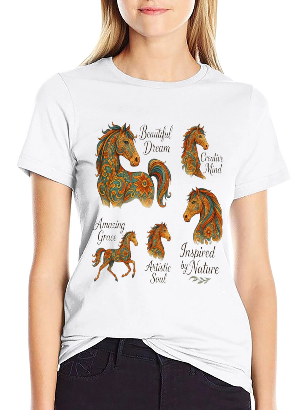 Horse Art T-Shirt - Creative Design