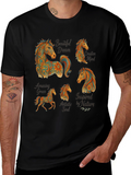 Horse Art T-Shirt - Creative Design